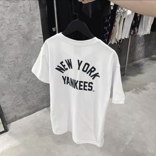 (Auth) Áo thun New Era NY Yankees trắng chính hãng giá rẻ dành cho nam và nữ