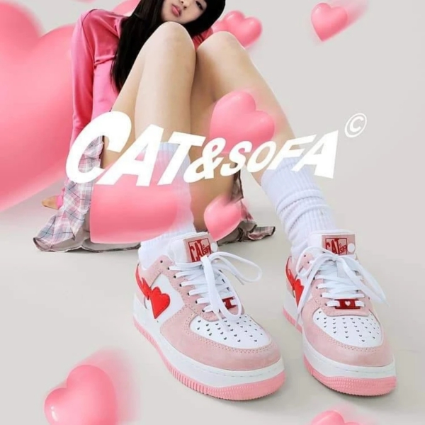 SNEAKER CAT&SOFA LOVE THUNDER PINK SS2022