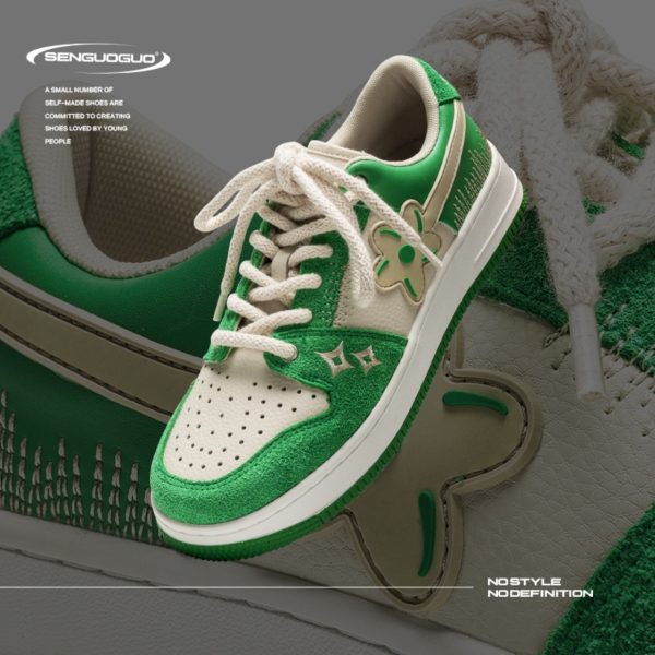 SNEAKERS SENGUOGUO DESCONTRUCTED GREEN SS2022